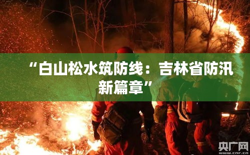 “白山松水筑防线：吉林省防汛新篇章”