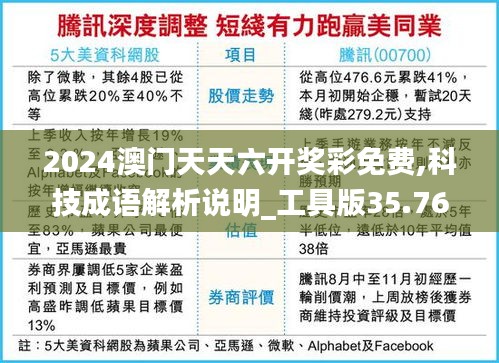 2024澳门天天六开奖彩免费,科技成语解析说明_工具版35.761-3