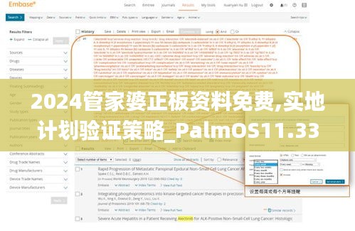 2024管家婆正板资料免费,实地计划验证策略_PalmOS11.332-2