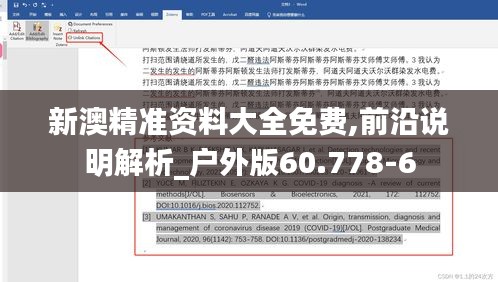 新澳精准资料大全免费,前沿说明解析_户外版60.778-6