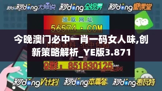 今晚澳门必中一肖一码女人味,创新策略解析_YE版3.871