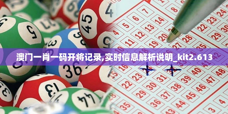 澳门一肖一码开将记录,实时信息解析说明_kit2.613