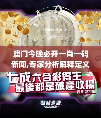 澳门今晚必开一肖一码新闻,专家分析解释定义_VIP6.560