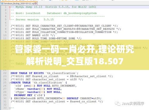 管家婆一码一肖必开,理论研究解析说明_交互版18.507