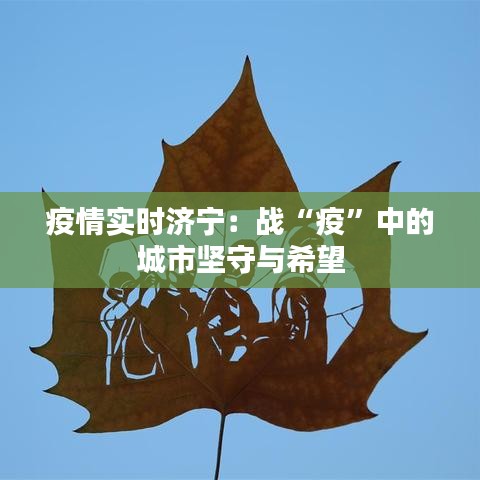疫情实时济宁：战“疫”中的城市坚守与希望